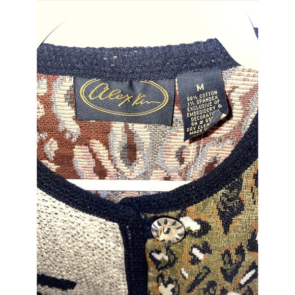 Alex Kim Artistic Shacket Women's Size Medium Multicolor Long Sleeve Button Up - Picture 2 of 12